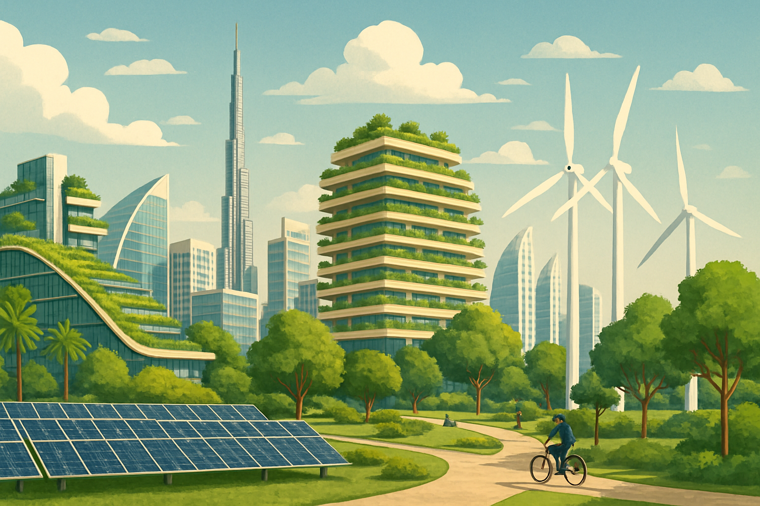 Sustainable urban development in Dubai